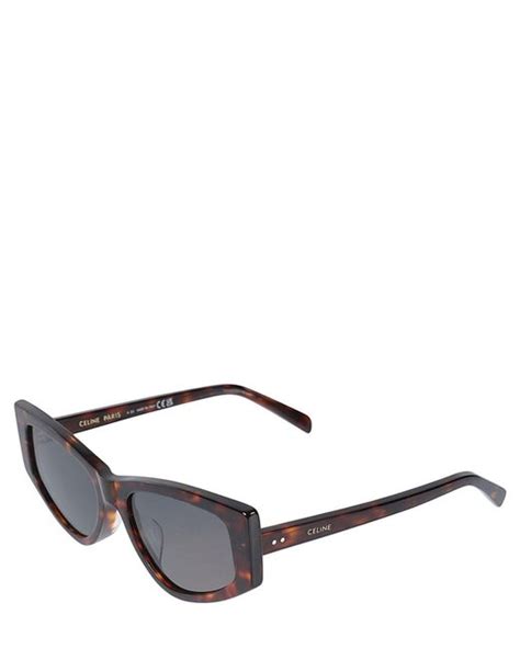 Celine CL40223F 56 Grey & Brown Tortoise Sunglasses